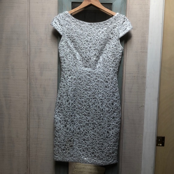 Liliana silver dress.